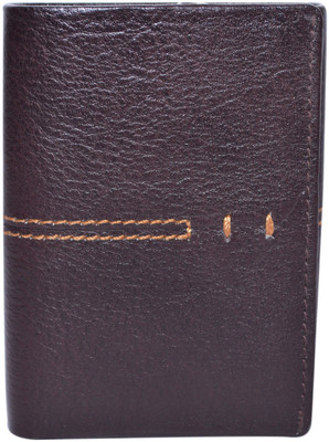 

Cut The Chase Men Brown Genuine Leather Wallet(7 Card Slots), Brown leather