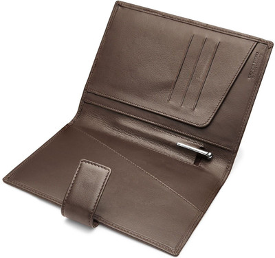 

Pennline Men Brown Genuine Leather Wallet(3 Card Slots)