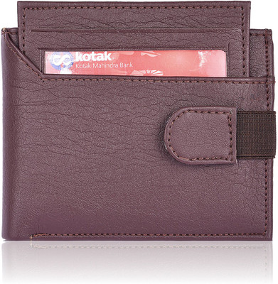 

Bizarre Kraftz Men Brown Artificial Leather Wallet(7 Card Slots)