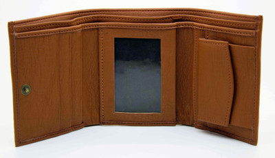 

Tony Brown Men Tan Genuine Leather Wallet(4 Card Slots)