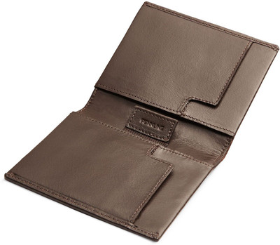 

Pennline Men Brown Genuine Leather Wallet(4 Card Slots)