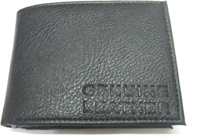 

Generic Men Black Genuine Leather Wallet(5 Card Slots)