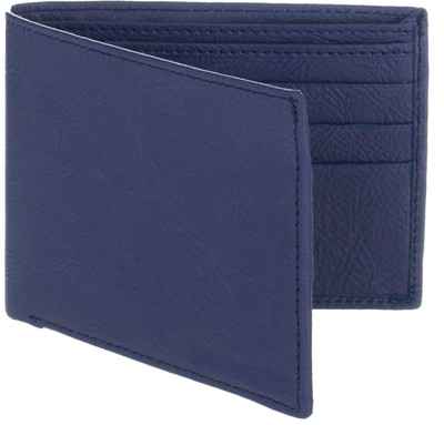 

Creative India Exports Men Blue Genuine Leather Wallet(8 Card Slots)