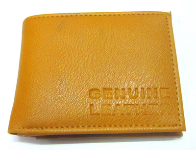 

Generic Men Khaki Genuine Leather Wallet(5 Card Slots)