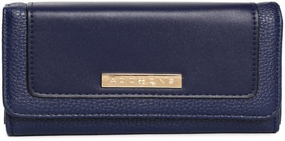 

Addons Women Blue Artificial Leather Wallet(8 Card Slots)