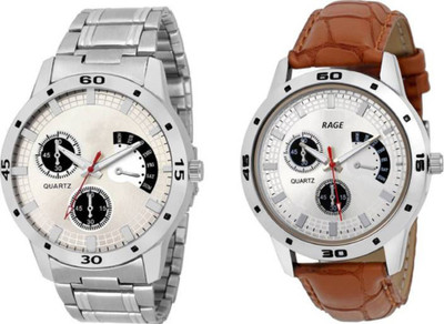 

Happy Deals Likely NF-004 Steel & Leather Belt Watch Watch - For Men