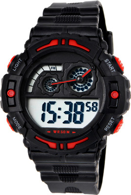 

DIRAY DR339G2-BlackRed Unique Dial Technometer Style Chronograph Multi-function Watch - For Men