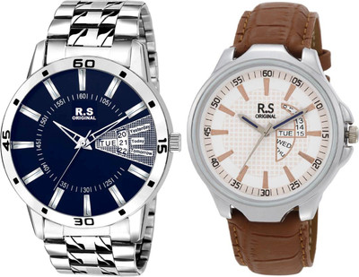 

R S Original RSO-3044 DAY AND DATE BLUE WATCH FOR MEN Watch - For Men