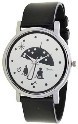 

Rage Enterprise New Umbrella Designer Lovers Dial PU Belt Fancy Women Watch - For Girls