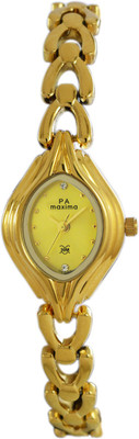 

Maxima 04886BMLY Gold Watch - For Women