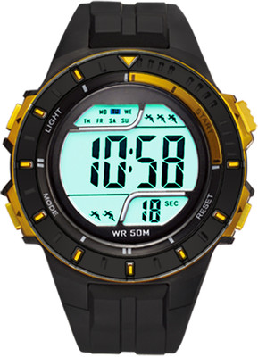DIRAY DR316G10-BlackGold ABS Wide Dial Chronograph Multi-Features Watch - For Men