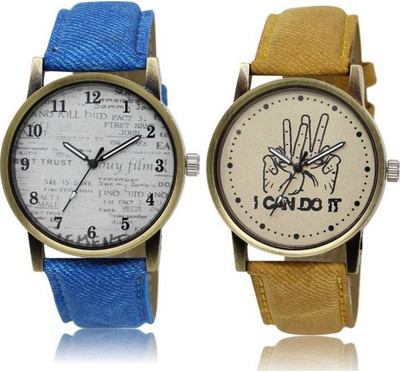 

piu collection AD-03 Heavy Graphics Printed Dial With Motivational Line Watch - For Boys & Girls