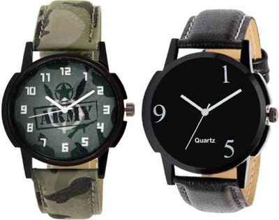 

JIYA ENTERPRISE New Designer Multi-Color Leather Strap Boys Watch JMT-122 Watch - For Men