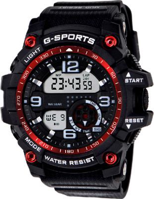 

DIRAY DR3452-BlackRed Omega Dial Mud Resistant Premium Series Multi-functional Watch - For Men