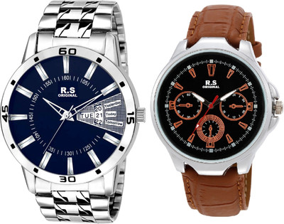 

R S Original RSO-3053 DAY AND DATE BLUE WATCH FOR MEN Watch - For Men