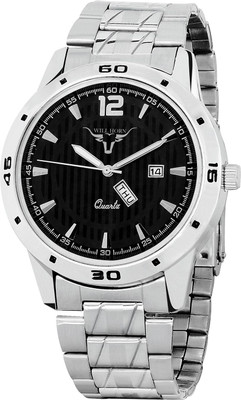 

WILL HORN WH-8123 Awesome Black Day and Date Series Watch - For Men
