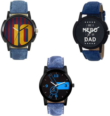 

Rage Enterprise New Designer Dial Multi Leather Belt Re-1710 Men & Women Watch - For Boys