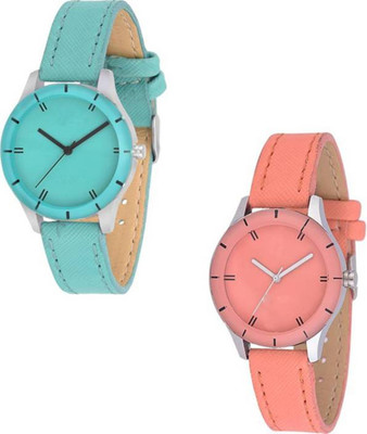

T TOPLINE New Fancy Riched Look Leather Belt Designer JMT-137 Watch - For Girls