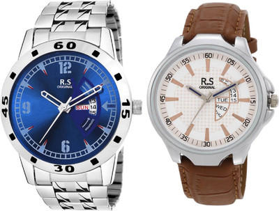 

R S Original RSO-3040 DAY AND DATE BLUE WATCH FOR MEN Watch - For Men