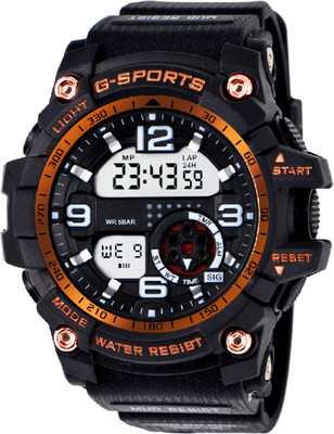 

DIRAY DR3453-BlackOrange Omega Dial Mud Resistant Premium Series Multi-functional Watch - For Men