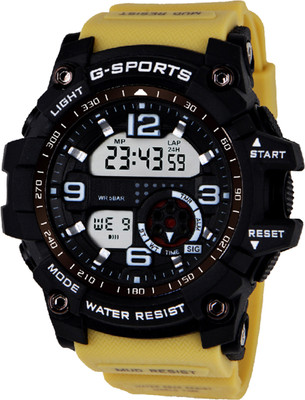 DIRAY DR3457-Khakhi Omega Dial Mud Resistant Premium Series Multi-functional Watch - For Men