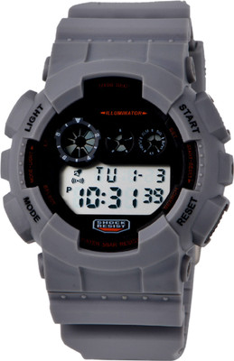

DIRAY DR341GVI-Grey iLLUMINATOR Shock Resistant Biker Collection Chronograph Watch - For Men
