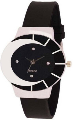 

Musket Black Color Formal Latest Design Round Look Watch - For Girls