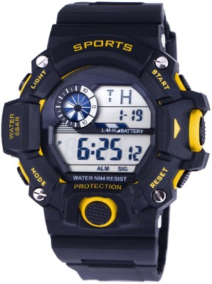 

DIRAY DR340G4-BlackYellow Super Solid Body Adventurer Series Alarm & Chronograph Watch - For Men