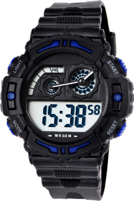 

DIRAY DR339G1-BlackBlue Unique Dial Technometer Style Chronograph Multi-function Watch - For Men