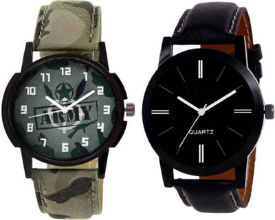 

JIYA ENTERPRISE New Designer Multi-Color Leather Strap Boys Watch JMT-119 Watch - For Men