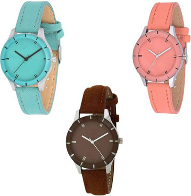 

T TOPLINE New Fancy Riched Look Leather Belt Designer JMT-126 Watch - For Girls
