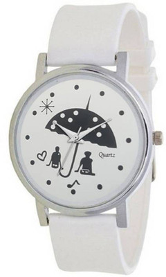 

Rage Enterprise New Umbrella Designer Lovers Dial PU Belt Fancy Women Watch - For Girls
