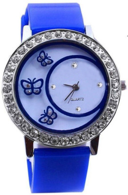 

Musket Diamond Studded Glory Blue Strap Ladies Watch - For Women