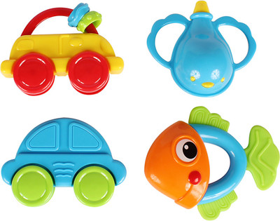 

Planet of Toys 013976-1214-24 Rattle(Multicolor)