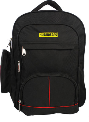 

Husamsons Triple Partition Big-101 31 L Backpack(Black, Red)
