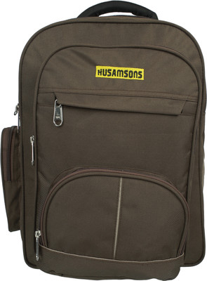

Husamsons Triple Partition Big-101 31 L Backpack(Brown)