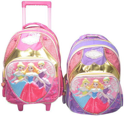 

Winsor Princess Printed 2 Wheels Kids 30 L Backpack(Multicolor)