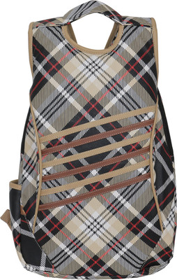 

FD Fashion Soft Luggage Light Weight & Fashionable 20 L Backpack(Multicolor), Beige