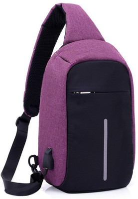 

AllExtreme Anti theft Backpack Business Mini Laptop Bag with USB Charging Port Waterproof School College Travel Hiking Camping Organizer Bag Anti-theft Bagpack for Mini Laptop, Notebook, Camera and Mobile (Mini Violet) Laptop Bag(Violet)