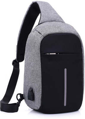 

AllExtreme Anti theft Backpack Business Mini Laptop Bag with USB Charging Port Waterproof School College Travel Hiking Camping Organizer Bag Anti-theft Bagpack for Mini Laptop, Notebook, Camera and Mobile (Mini Grey) Laptop Bag(Grey)