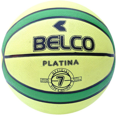 

BELCO New Platina Basketball Size  Green Basketball - Size: (Pack of 1, Multicolor