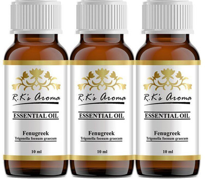 

Rks Aroma Fenugreek Essential Oil - 100% Pure & Natural (Pack of 3)(30 ml)