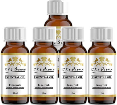 

Rks Aroma Fenugreek Essential Oil - 100% Pure & Natural (Pack of 5)(50 ml)