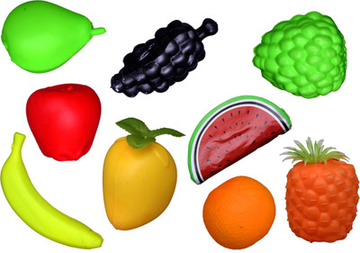 

VIVAAN Fruit set for kids 9 pieces. Bath Toy(Multicolor)