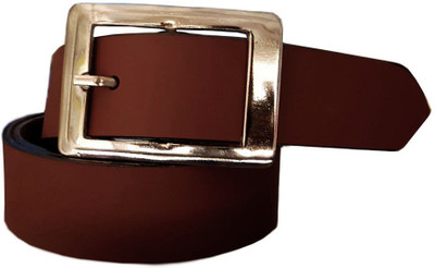 

FUN STOP Men Formal, Party, Casual, Evening Tan, Silver Artificial Leather Belt