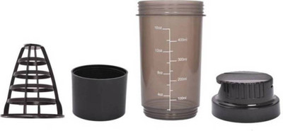 

Bluebells India Mini Gym 497 ml Shaker(Pack of 1, Black)