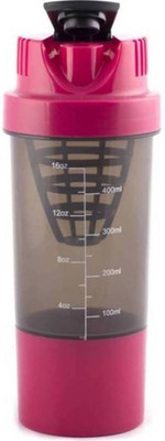 

Bluebells India GYM SHAKER 498 ml Shaker(Pack of 1, Pink)