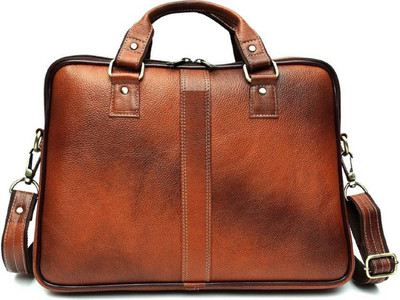

Herbalife Nutrition 15 inch Laptop Messenger Bag Large Briefcase - For Men & Women(Tan)