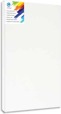 

KetKraft White Stretched Canvas Rectangle Linen Acid Free Pre Stretched Canvas (Set of 1)(White)