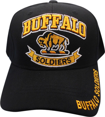 buffalo soldiers baseball caps